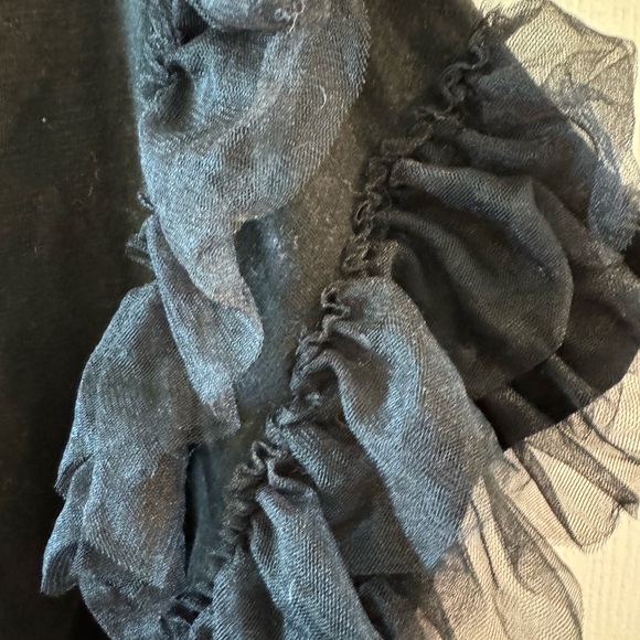 Lea & Viola by Anthropologie Black Short Sleeve Top Size 1X - Picture 3 of 11